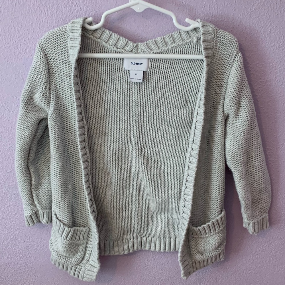 Toddler Knit Gray Sweater
